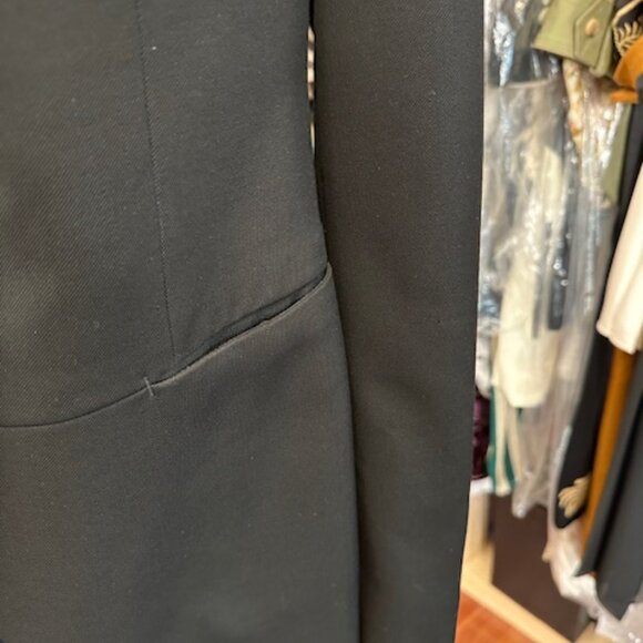 Burberry Size 4 Black Wool Coat - Picture 5 of 8